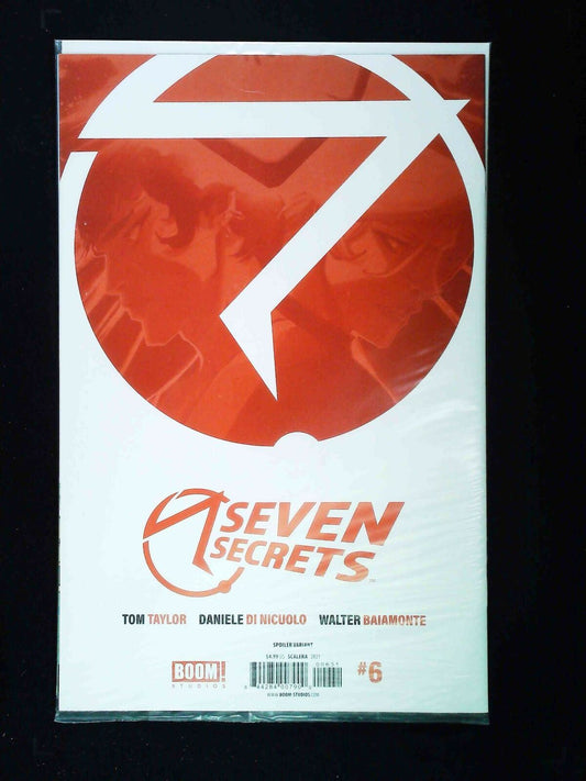 Seven Secrets #6Suba  Boom Comics 2021 Nm+  Secret Spoiler Variant