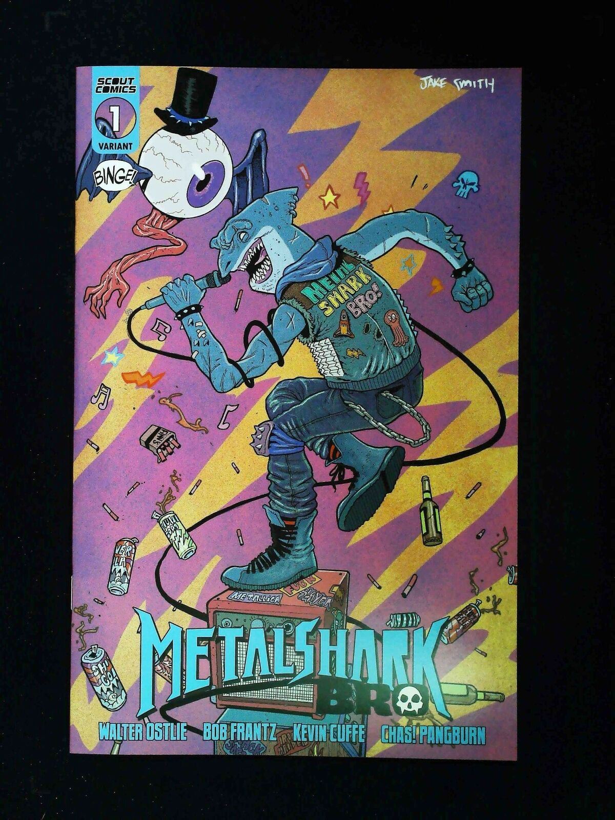 Metalshark Bro #1B  Scout Comics 2019 Nm+  Ostlie Variant