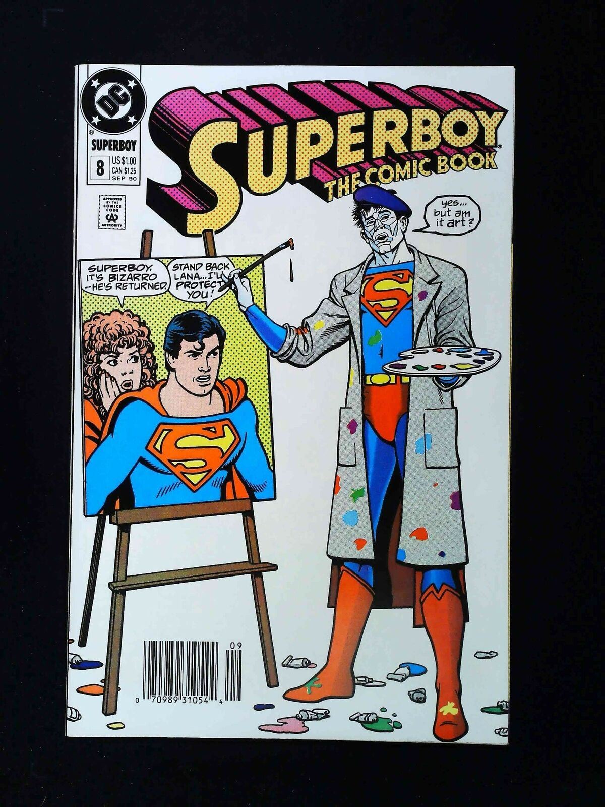 Superboy #8 (2Nd Series) Dc Comics 1990 Nm- Newsstand