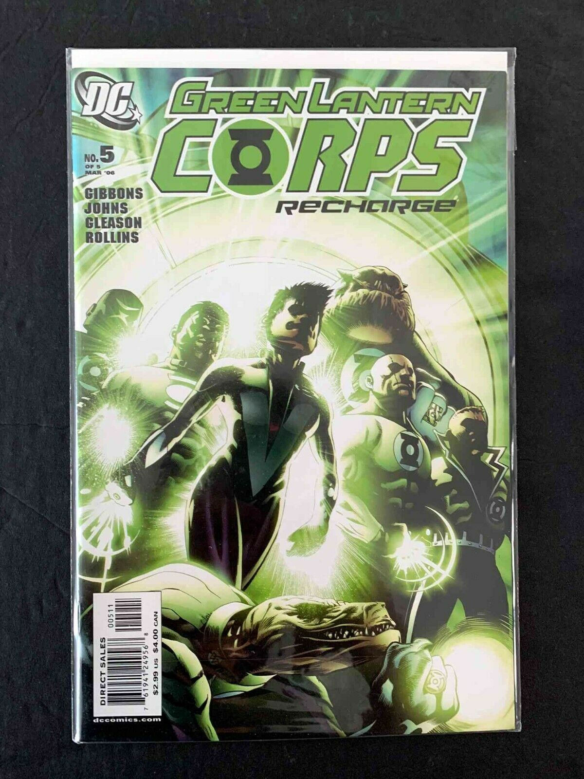 Green Alntern Corps Recharge Full Set # 1,2,3,4,5 Dc Comics 2005-2006 Nm