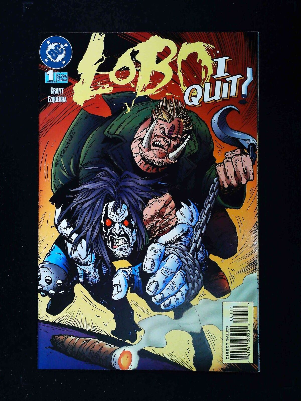 Lobo I Quit #1  Dc Comics 1995 Vf/Nm