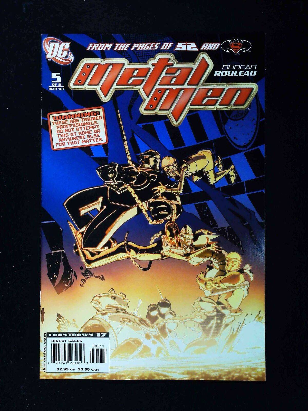 Metal Men #5 (3Rd Series) Dc Comics 2008 Nm