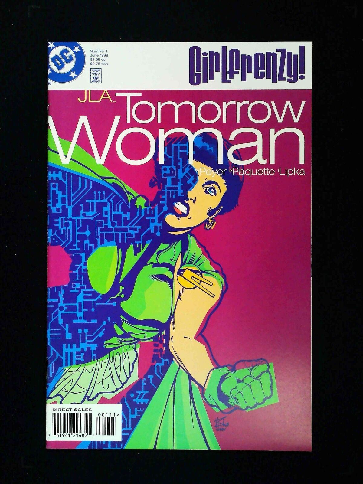 Jla Tomorrow Woman Girlfrenzy #1  Dc Comics 1998 Vf+