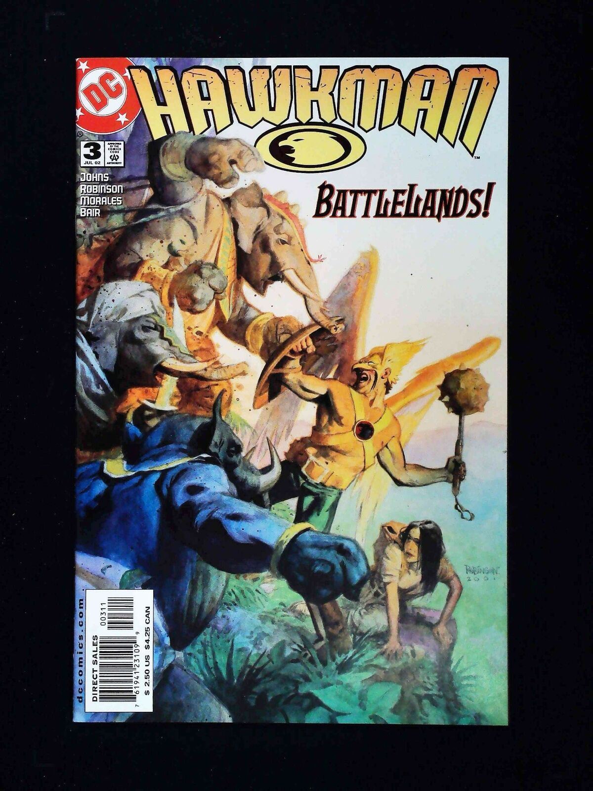 Hawkman #3 (4Th Series) Dc Comics 2002 Nm-