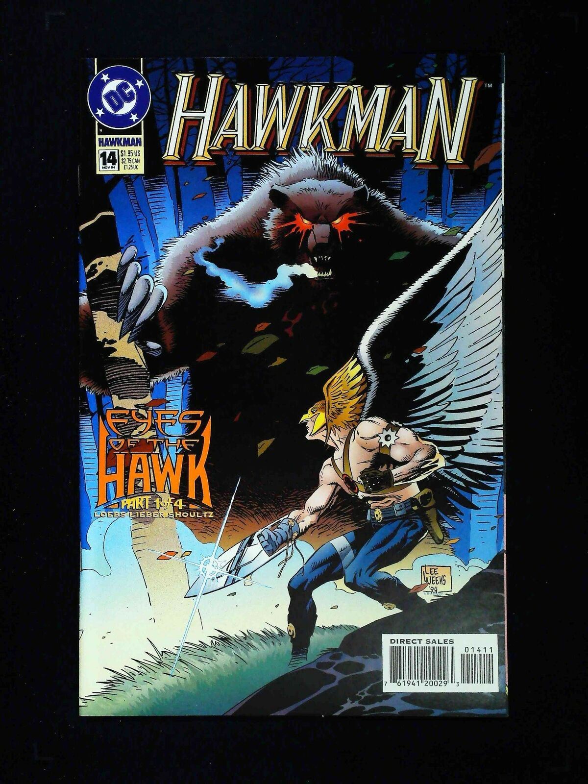 Hawkman #14 (3Rd Series) Dc Comics 1994 Vf+