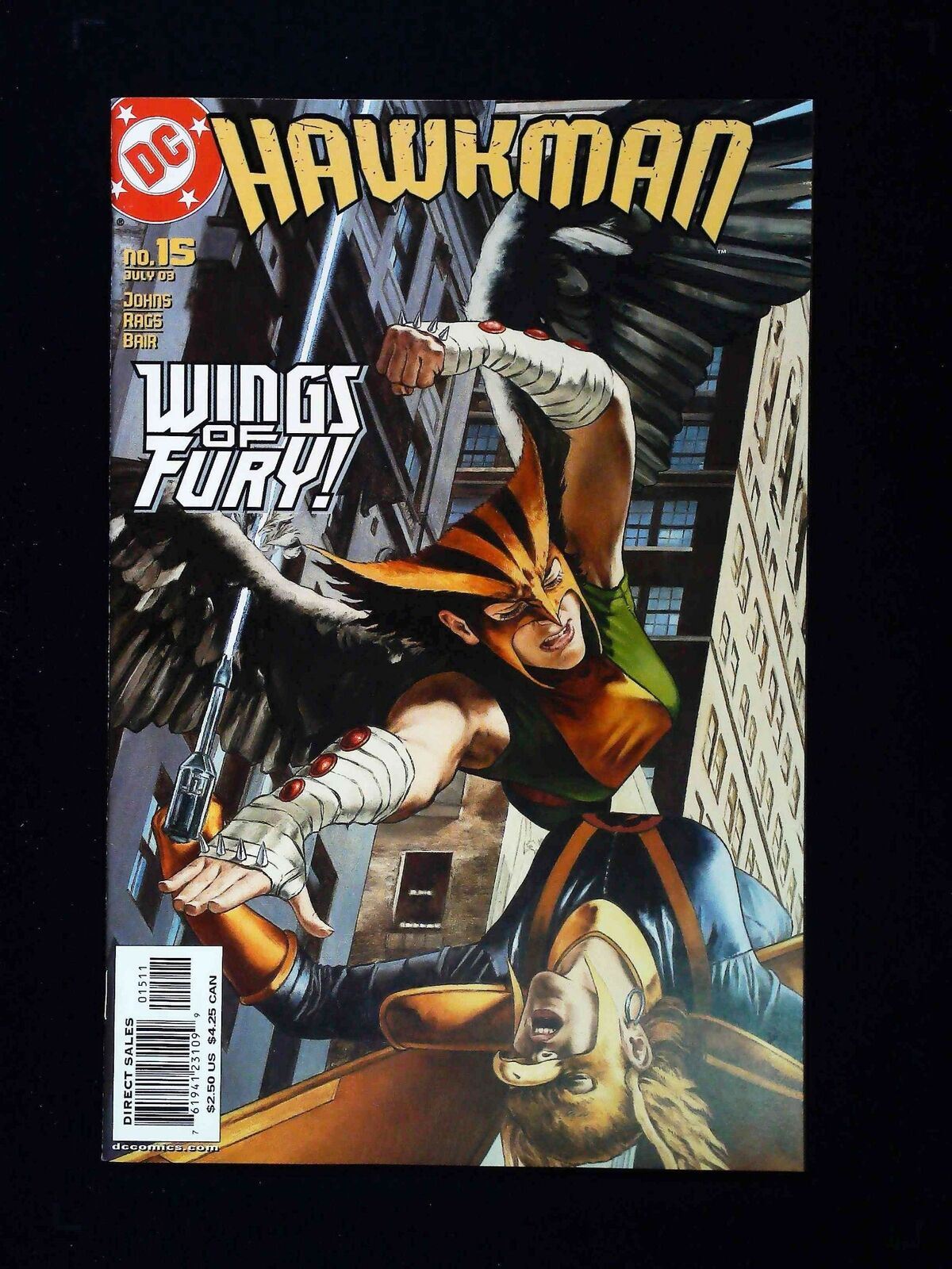 Hawkman #15 (4Th Series) Dc Comics 2003 Vf/Nm