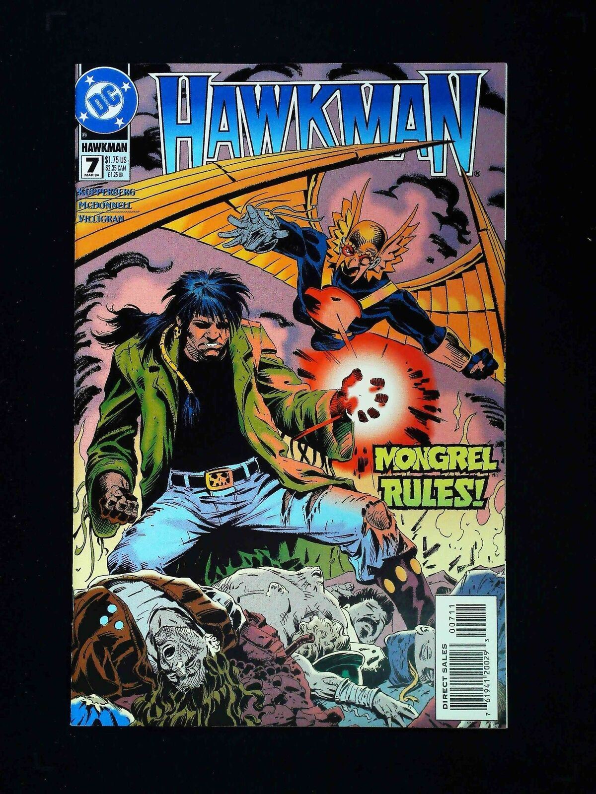 Hawkman #7 (3Rd Series) Dc Comics 1994 Vf/Nm