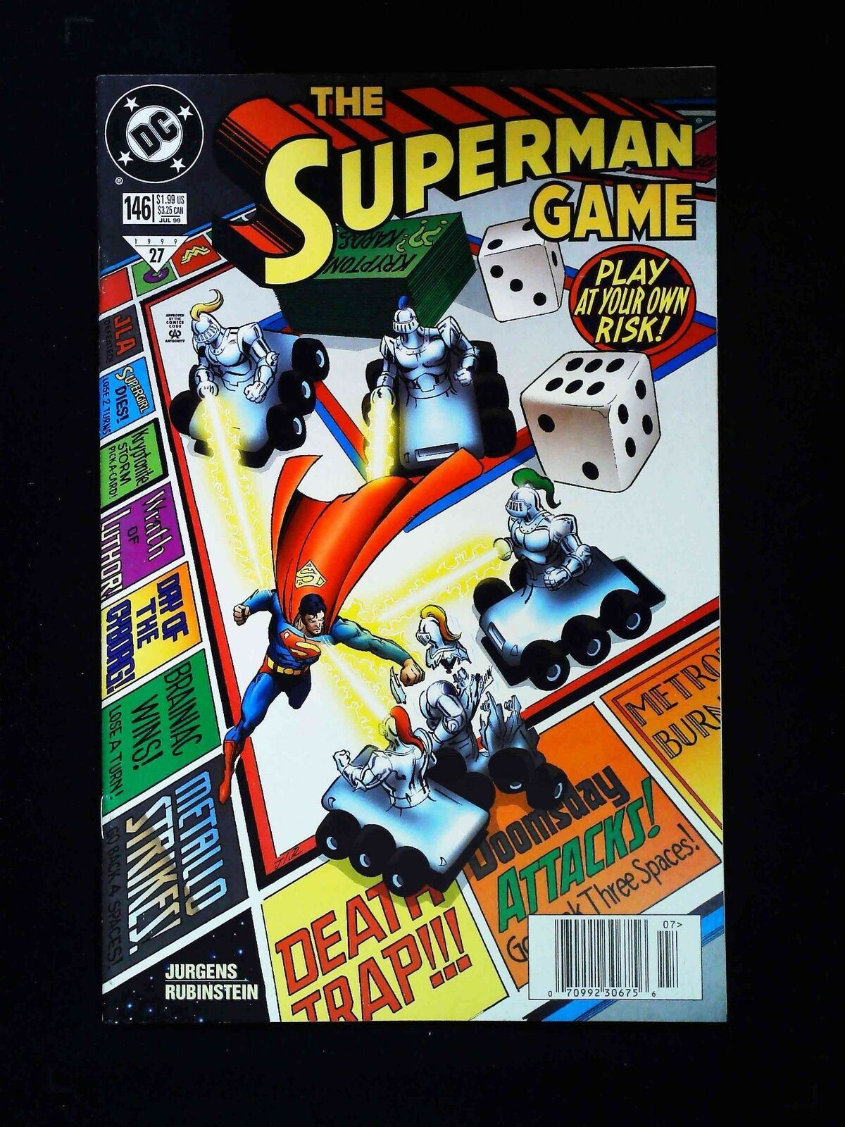 Superman #146 (2Nd Series) Dc Comics 1999 Vf/Nm Newsstand