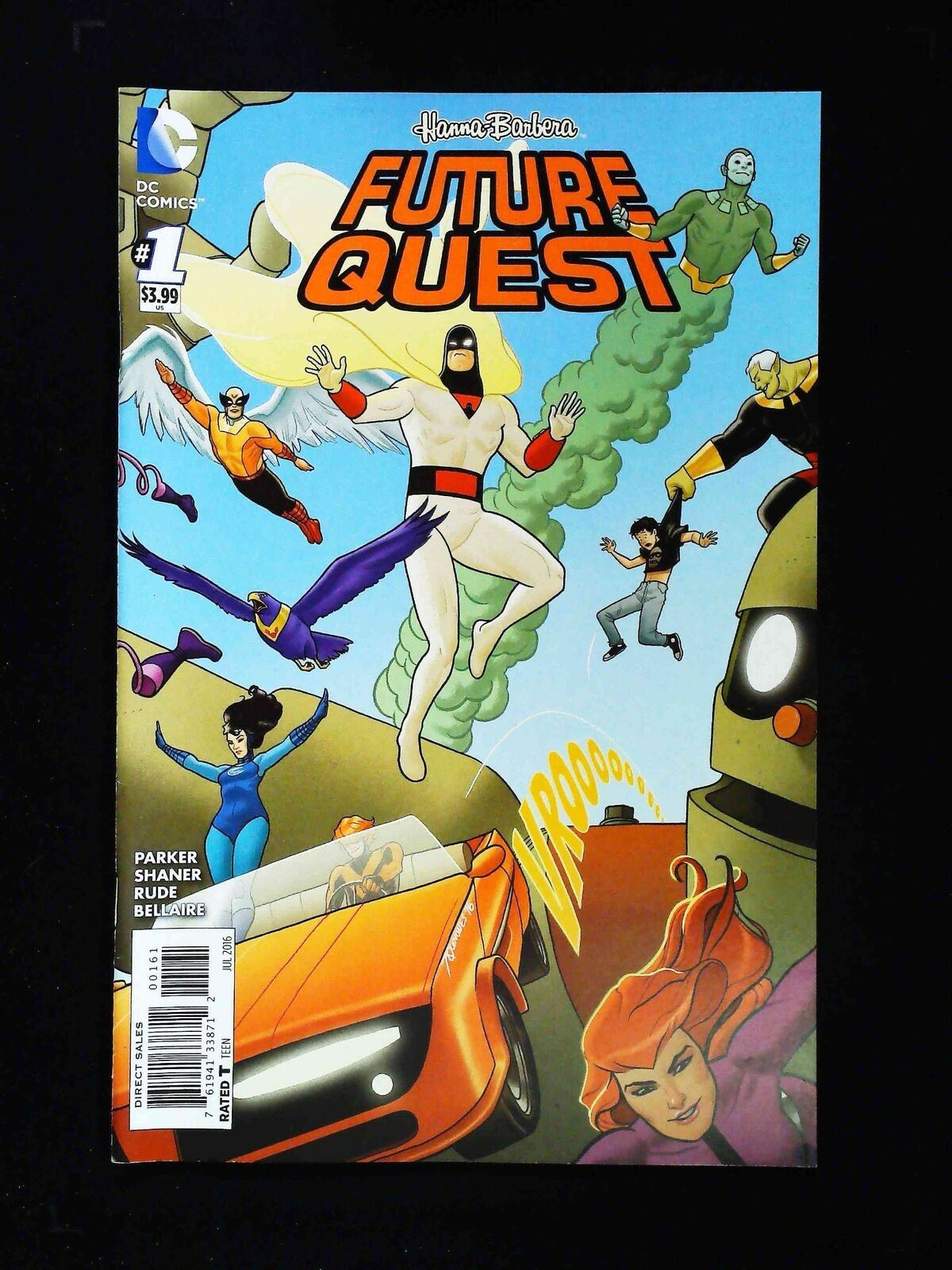 Future Quest #1F  Dc Comics 2016 Vf+  Quinones Variant