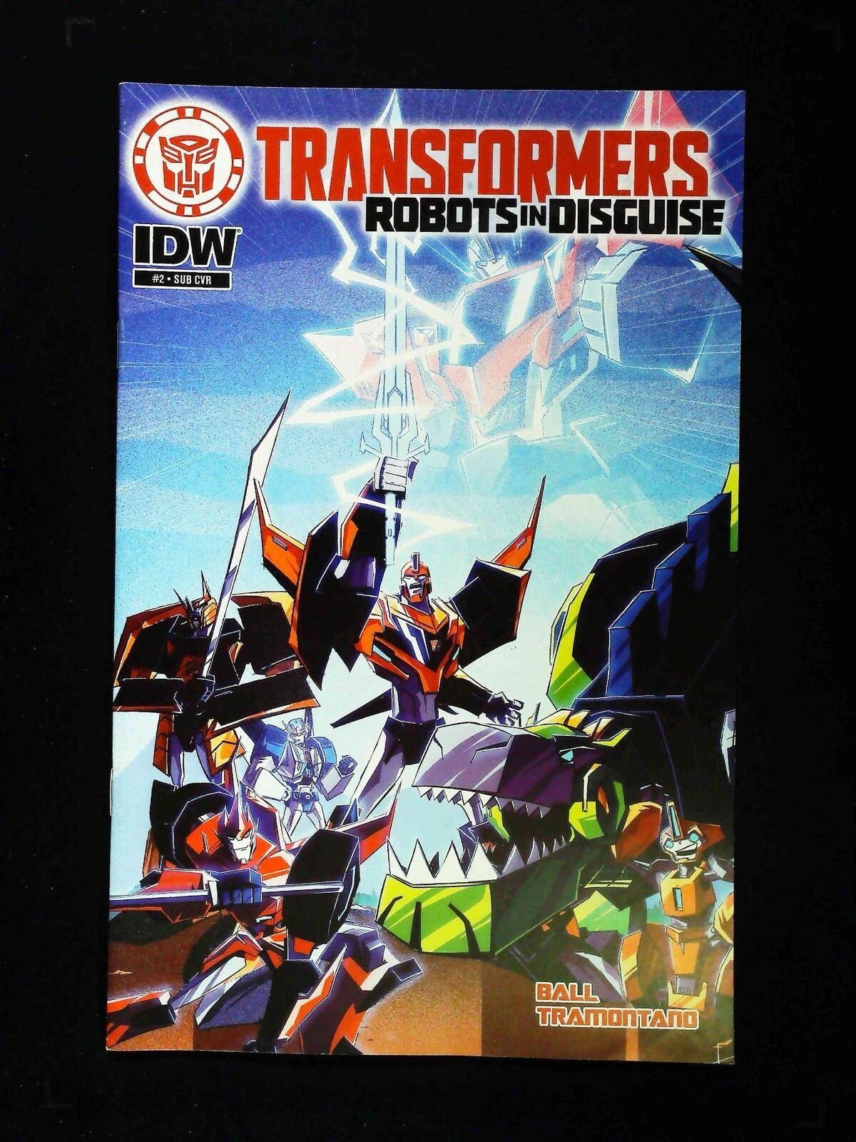 Transformers Robots In Disguise Animated #2Sub  Idw 2015 Nm-  Burcham Variant