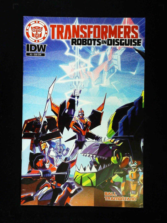 Transformers Robots In Disguise Animated #2Sub  Idw 2015 Nm-  Burcham Variant