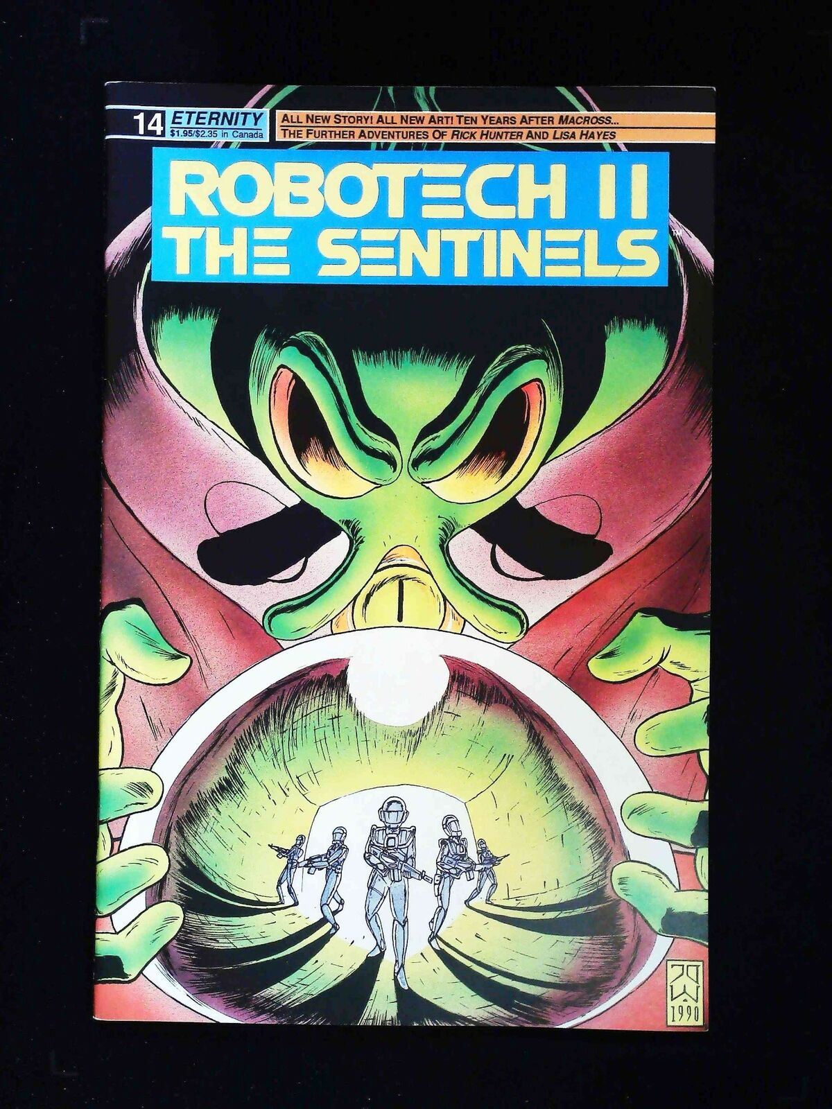 Robotech 2 The Sentinels #14 Book 1 Eternity Comics 1990 Vf+