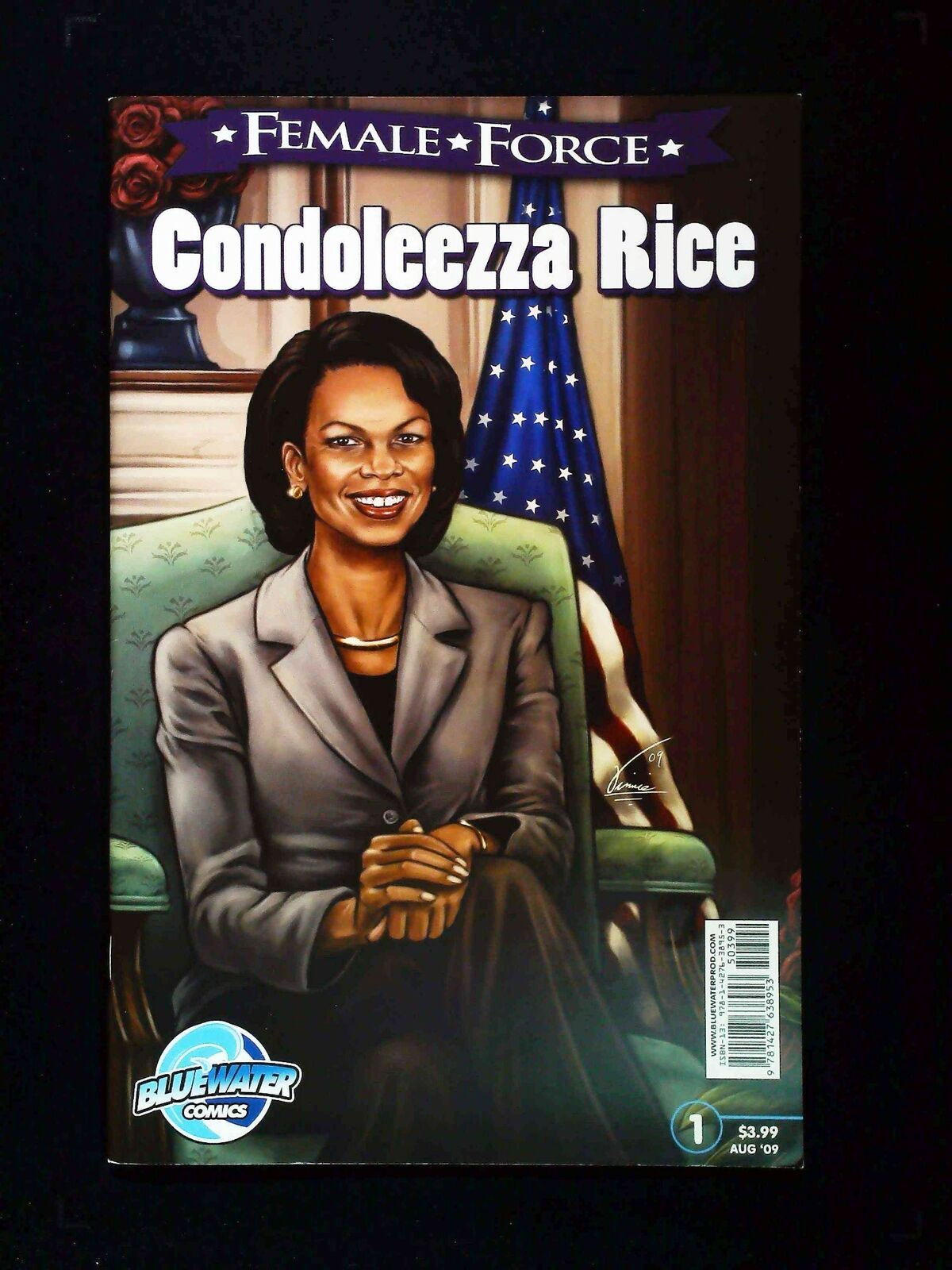 Female Force Condoleezza Rice #1  Bluewater Comics 2009 Nm-