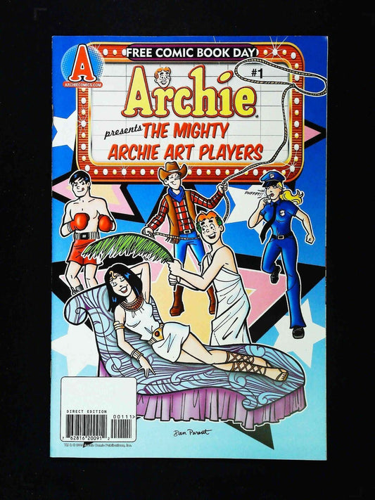 Archie Mighty Archie Art Players #1  Archie Comics 2009 Vf+  Fcbd