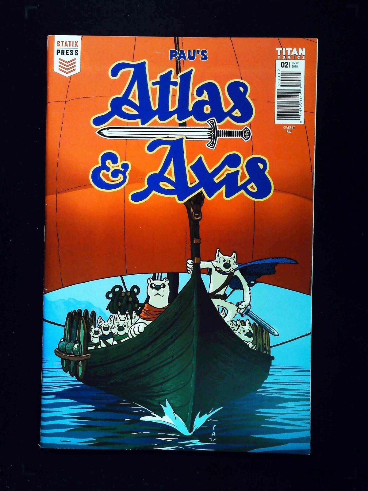 Atlas And Axis #2  Titan Comics 2018 Vf+