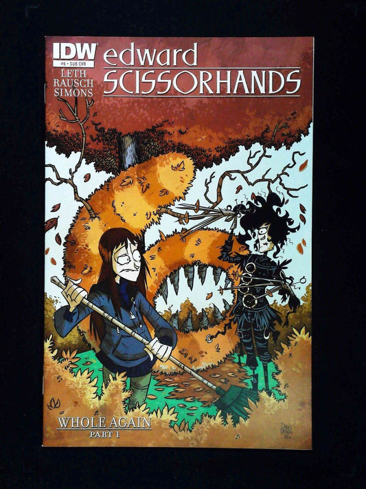 Edward Scissorhands #6Sub  Idw Comics 2015 Nm  Rausch Variant