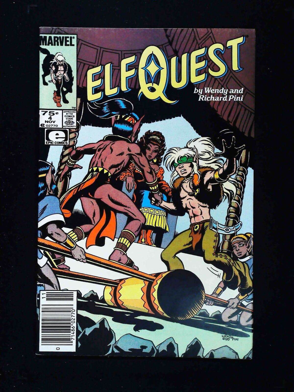 Elfquest #4  Marvel Comics 1985 Vf+ Newsstand