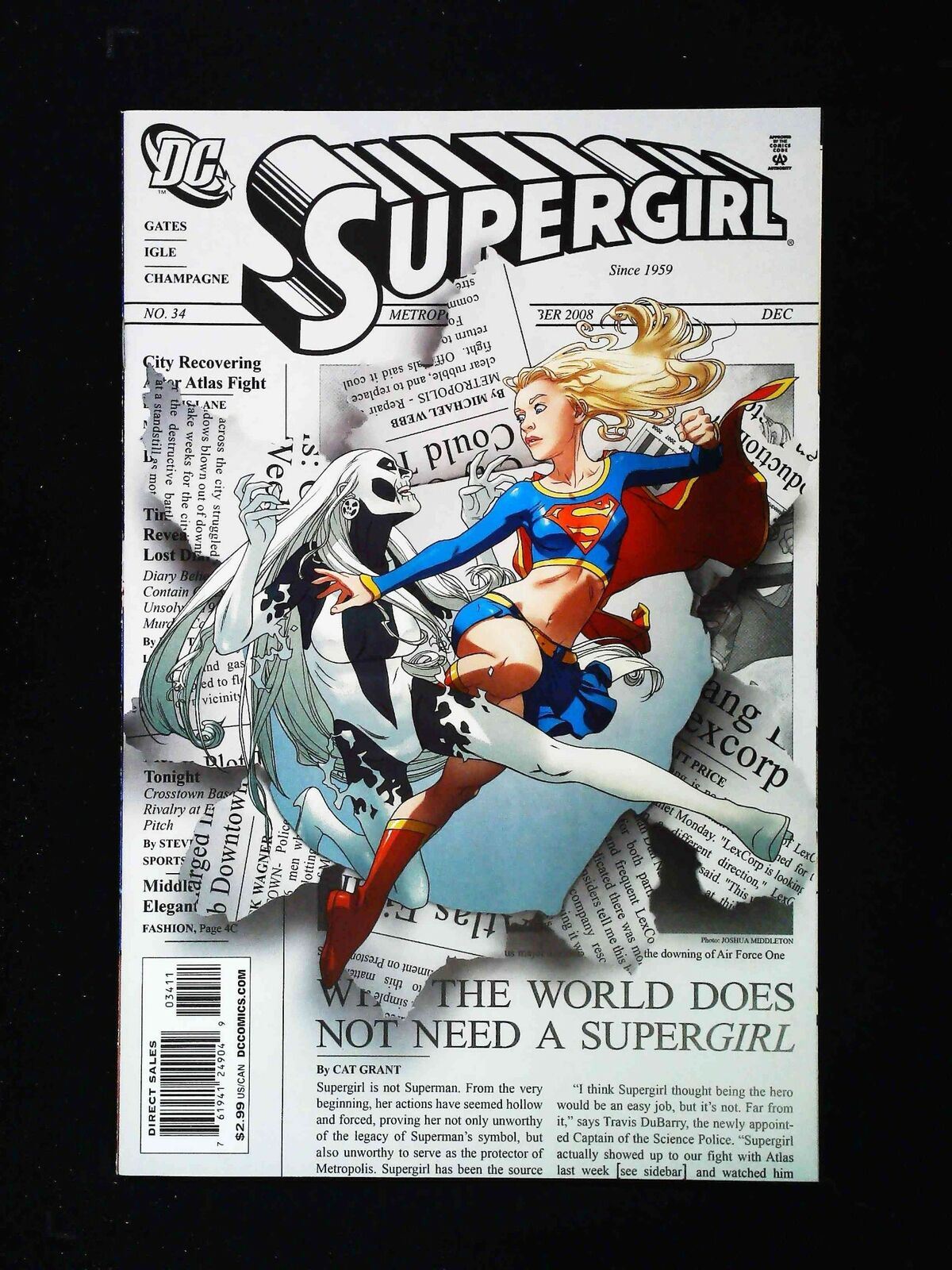 Supergirl #34 (4Th Series) Dc Comics 2008 Nm-