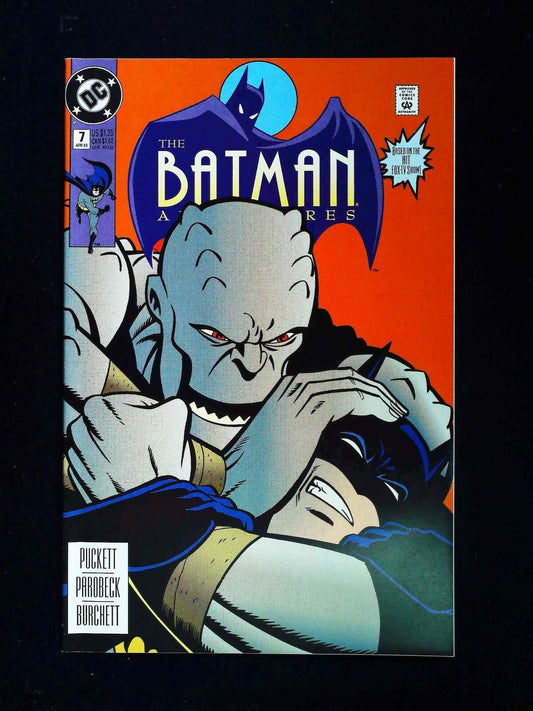 Batman Adventures #7U  Dc Comics 1993 Vf+  Parobeck Variant