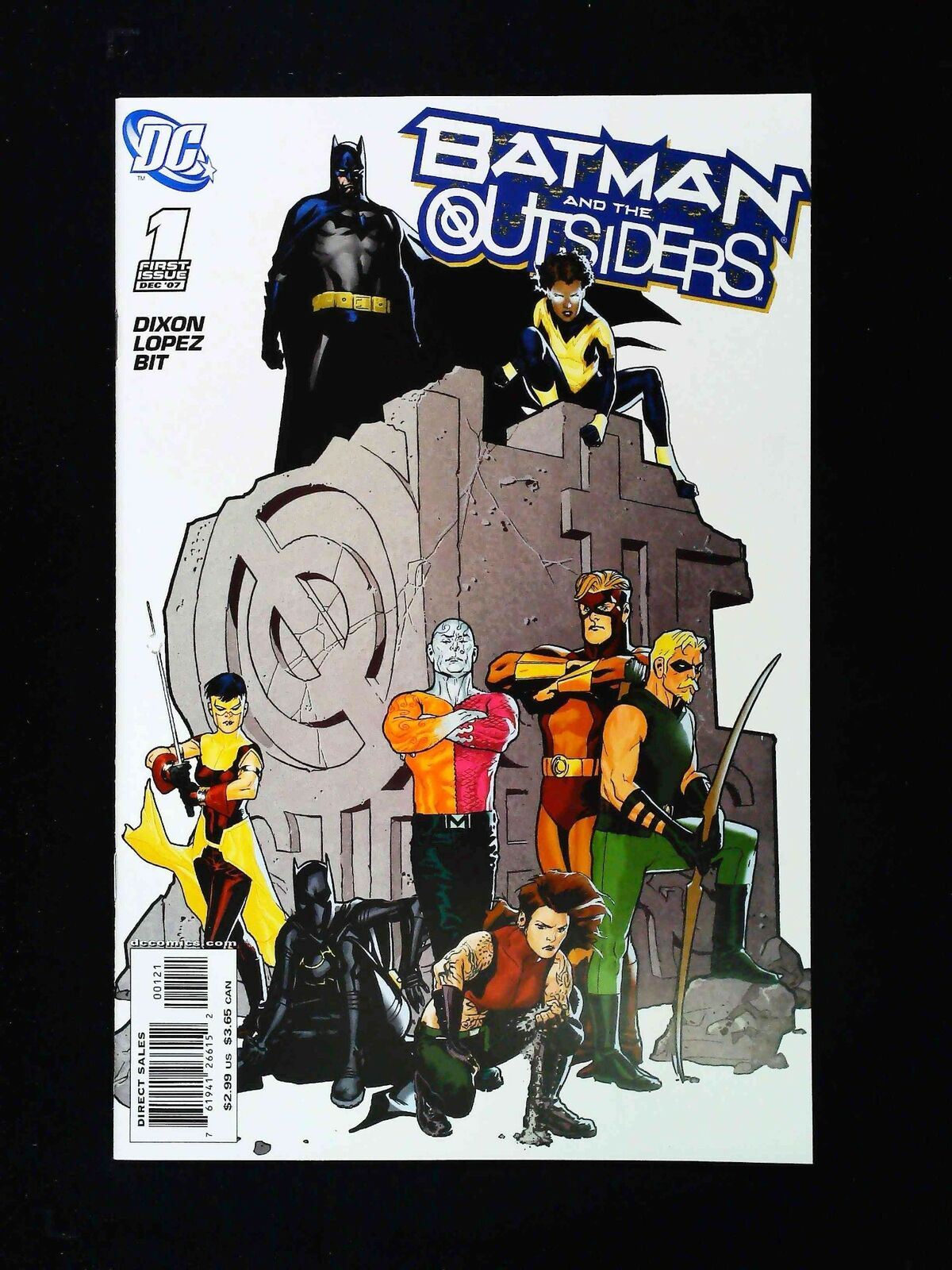 Batman And The Outsiders #1B Dc Comics 2007 Nm-  Braithwaite Variant