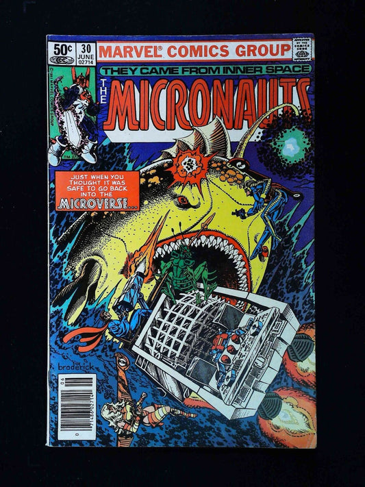 Micronauts #30  Marvel Comics 1981 Fn+ Newsstand