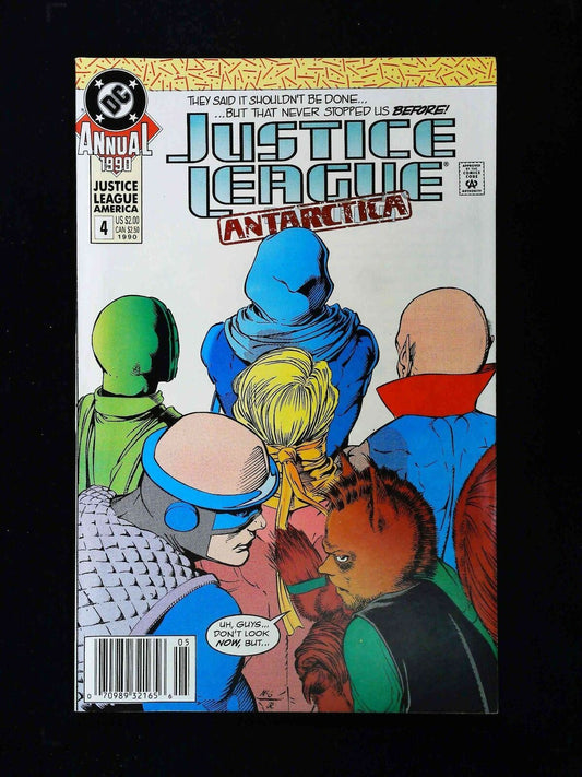 Justice League America Annual #4  Dc Comics 1990 Vf+ Newsstand