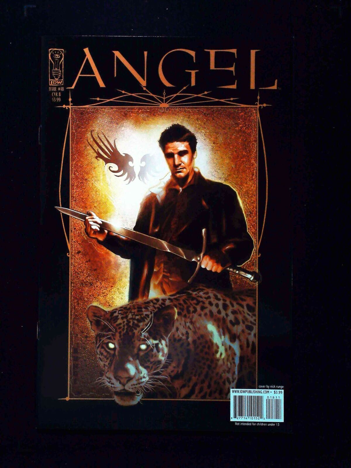 Angel #18B (3Rd Series) Idw Comics 2009 Nm-  Runge Variant