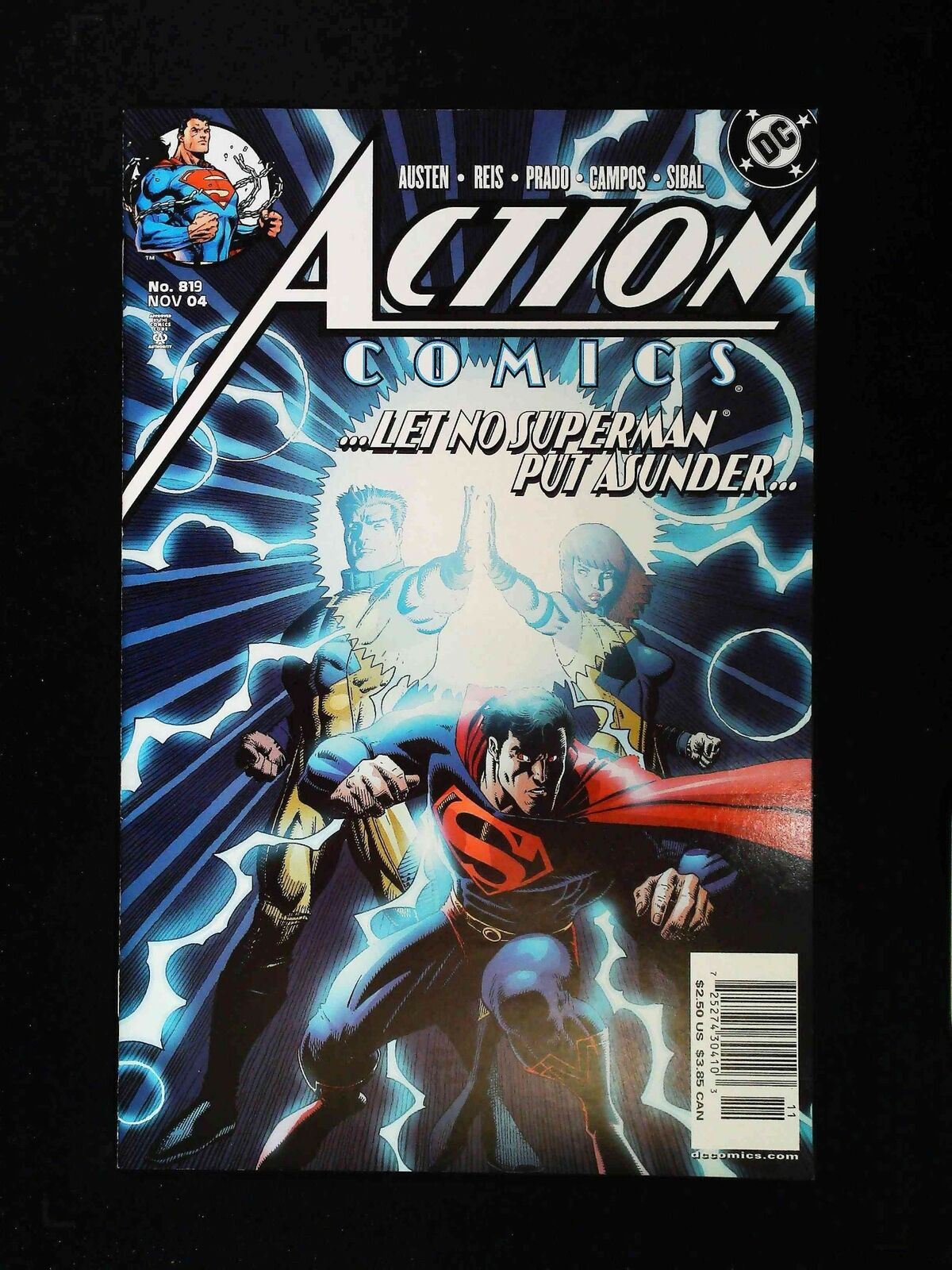Action Comics #819  Dc Comics 2004 Vf+ Newsstand
