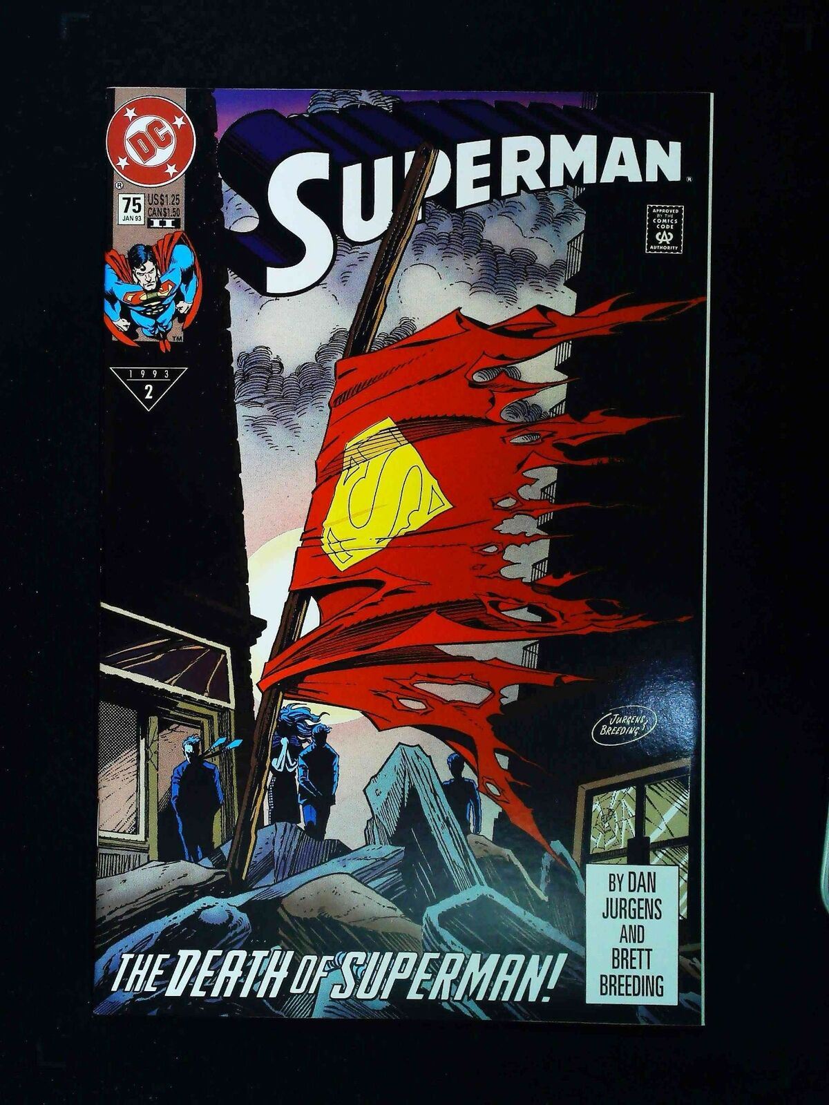 Superman  #75D (2Nd Series) Dc Comics 1993 Nm-  2nd Printing