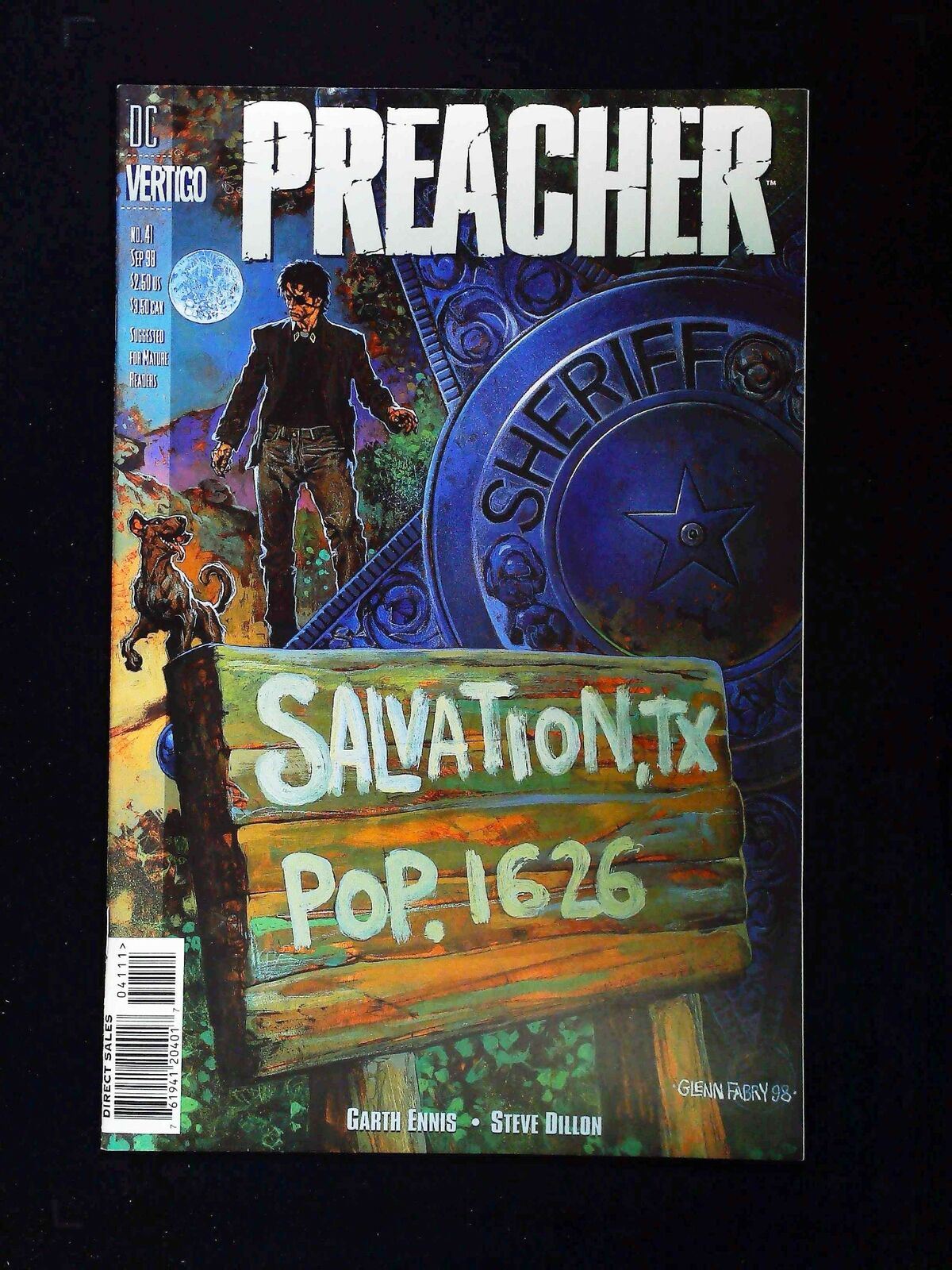 Preacher #41  Dc/Vertigo Comics 1998 Nm-