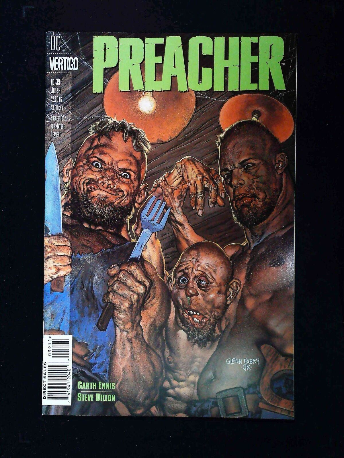 Preacher #39  Dc/Vertigo Comics 1998 Vf+
