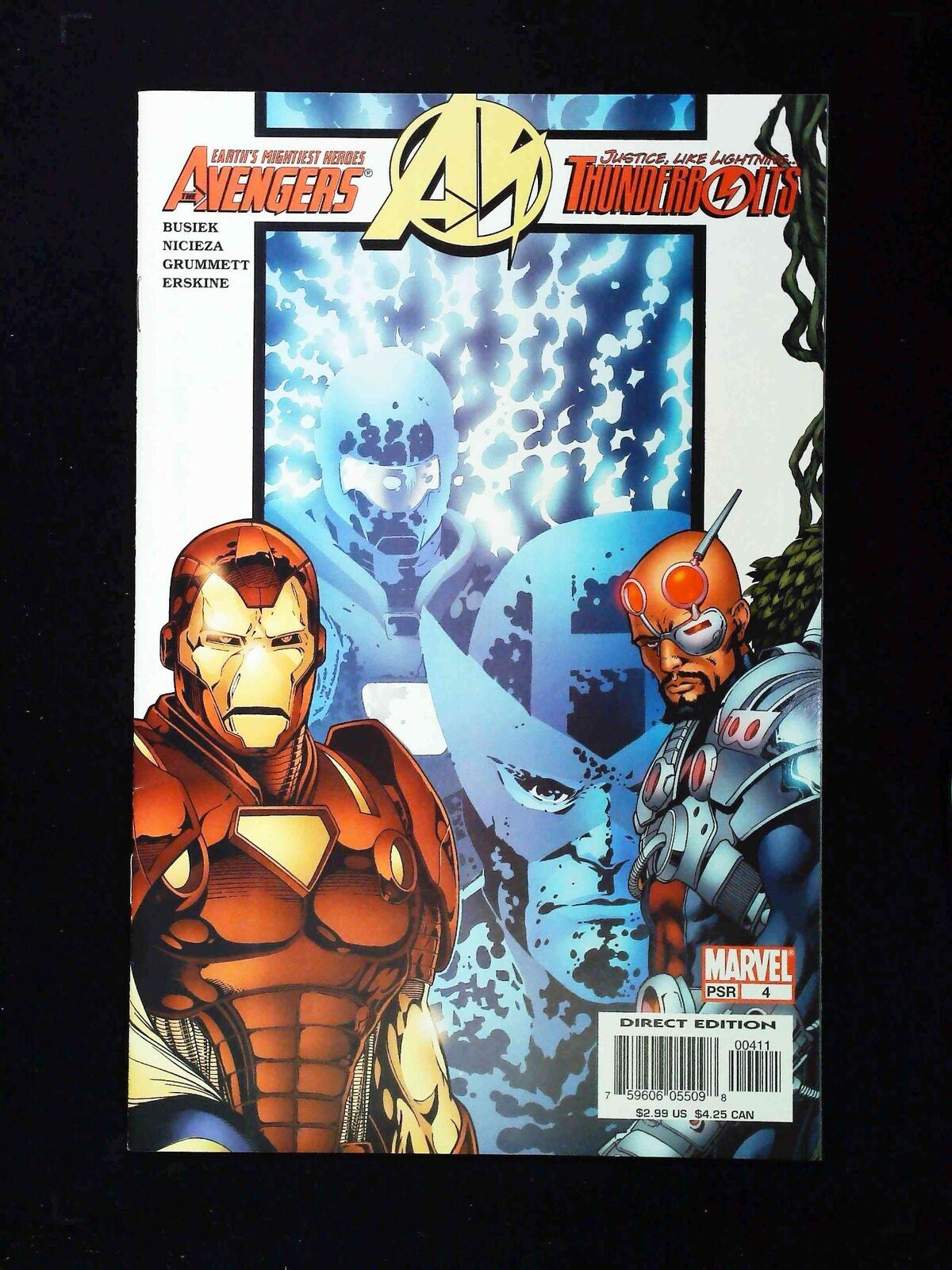 Avengers Thunderbolts #4  Marvel Comics 2004 Vf/Nm