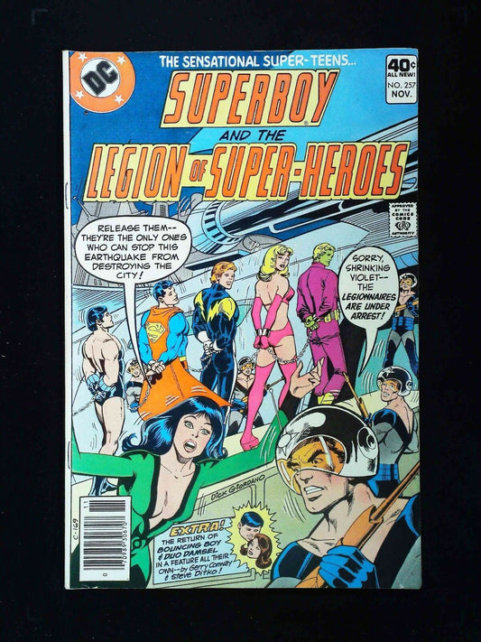 Superboy #257  Dc Comics 1979 Vf Newsstand