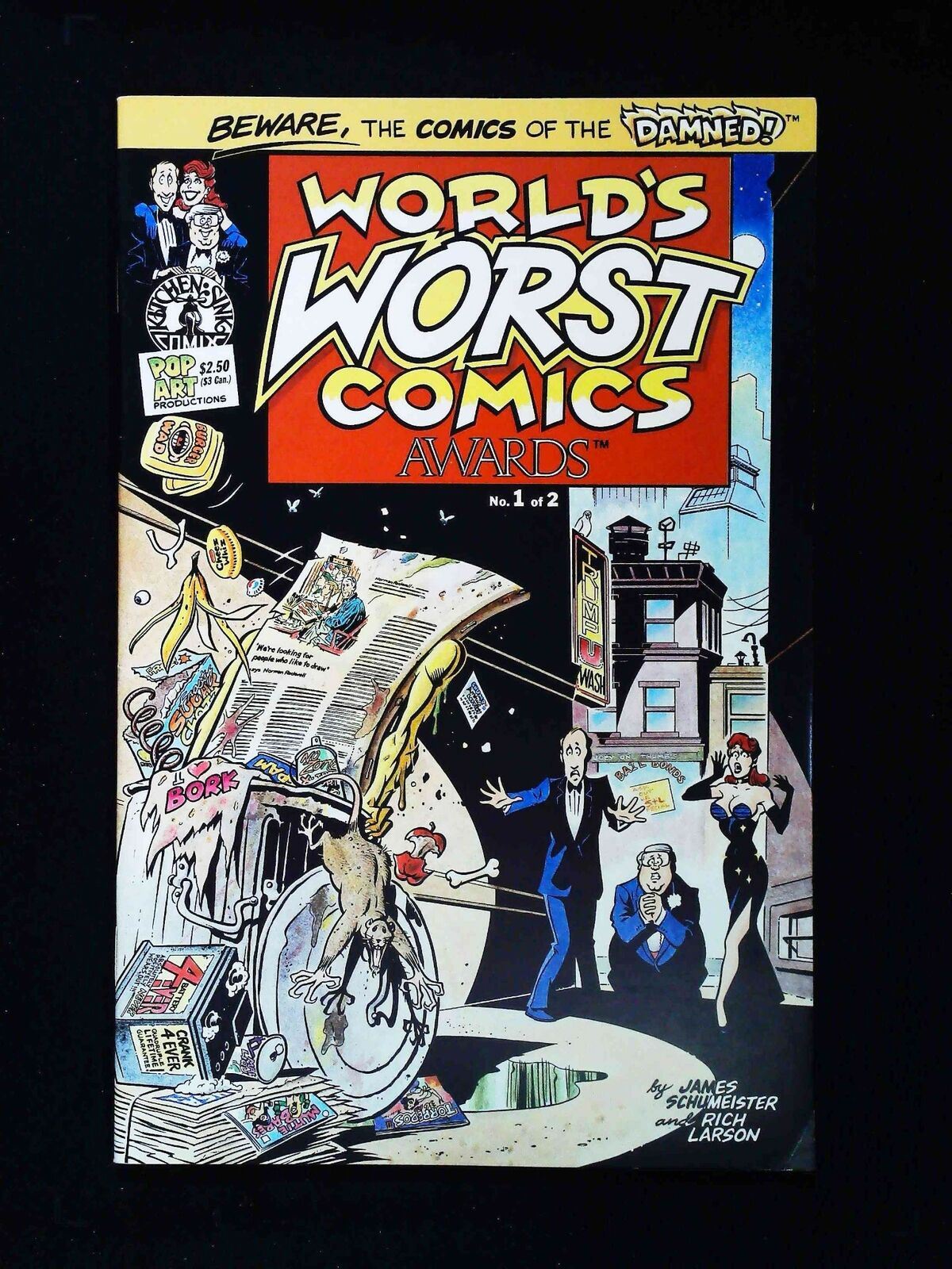 World'S Worst Comics Awards #1  Kitchen Sink Comics 1990 Vf/Nm