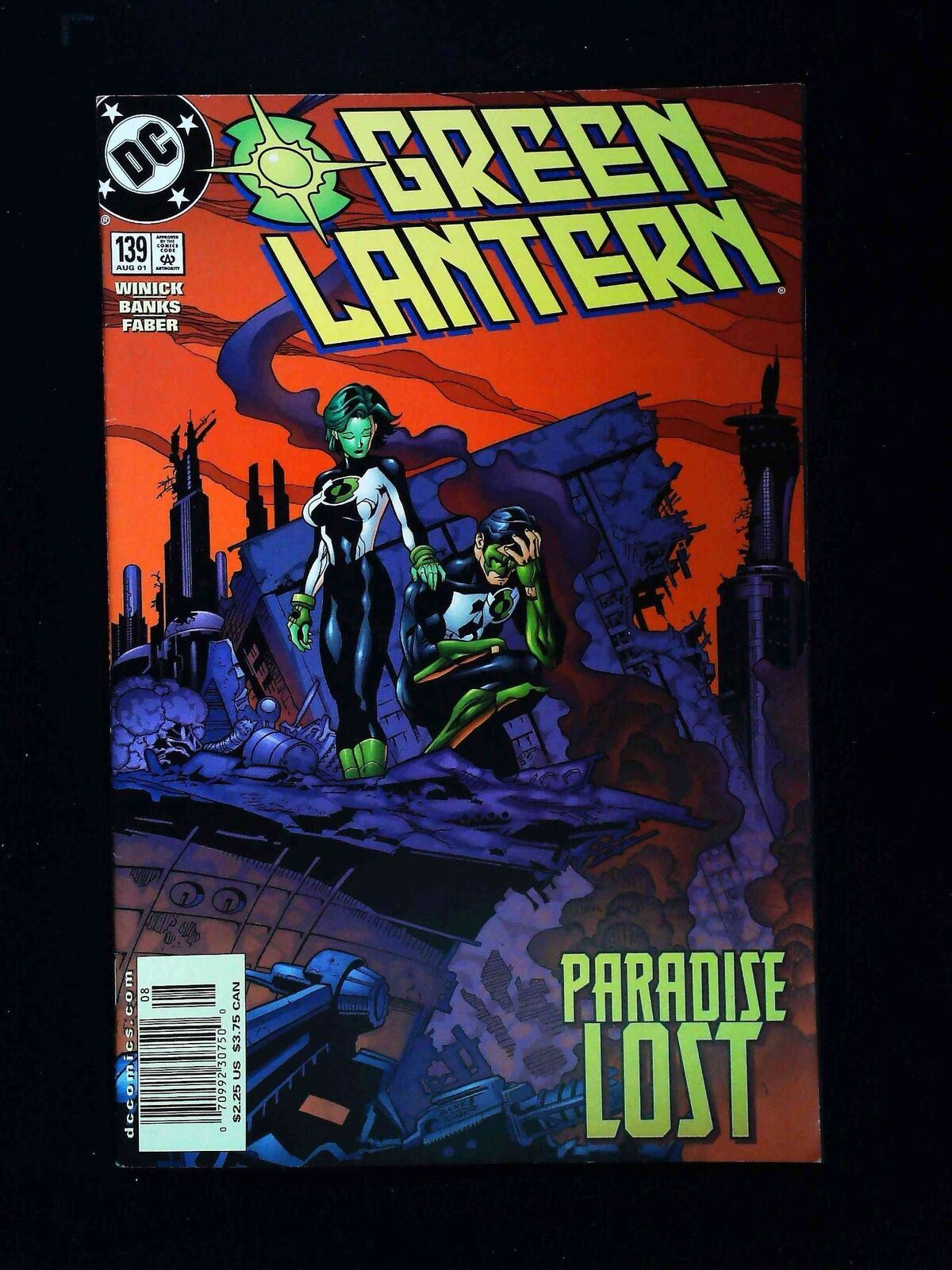 Green Lantern #139  Dc Comics 2001 Vf+ Newsstand