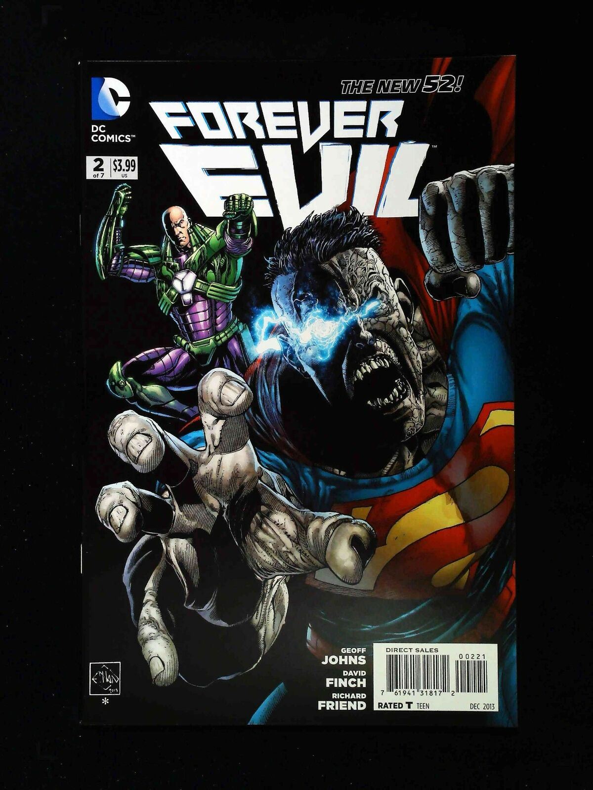 Forever Evil #2B  Dc Comics 2013 Nm  Sciver Variant