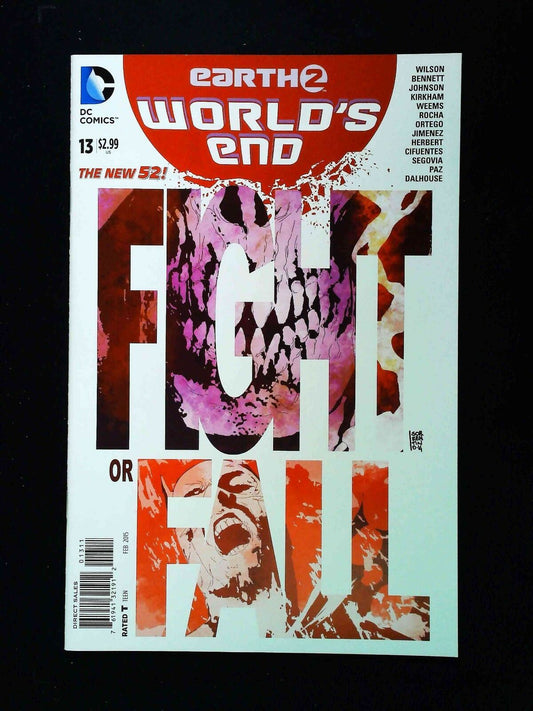 Earth 2 World'S End #13  Dc Comics 2015 Vf/Nm