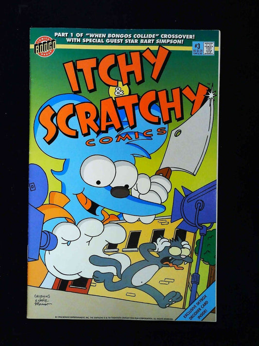 Itchy Scratchy Comics #3  Bongo Comics 1994 Vf+