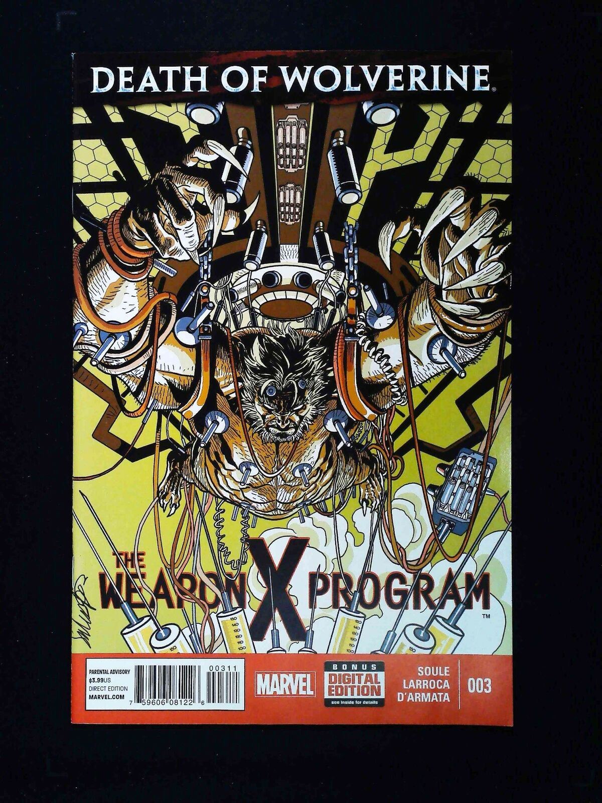 Death Of Wolverine The Weapon X Program #3  Marvel Comics 2015 Nm-