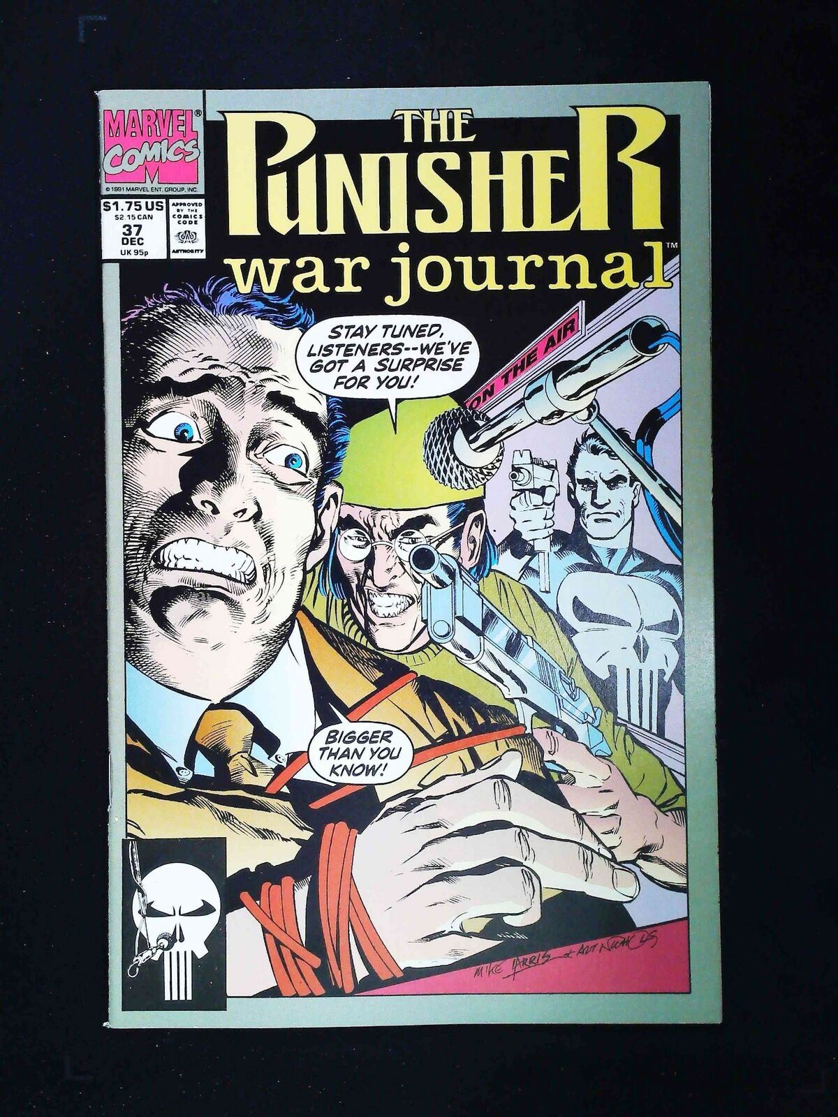 Punisher War Journal #37  Marvel Comics 1991 Vf/Nm