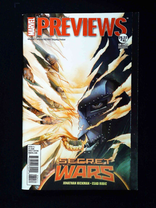 Marvel Previews Marvel Now #34  Marvel Comics 2015 Nm-