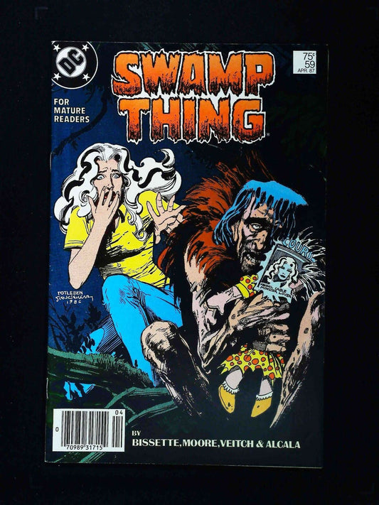 Swamp Thing #59 (2Nd Series) Dc Comics 1987 Vf+ Newsstand