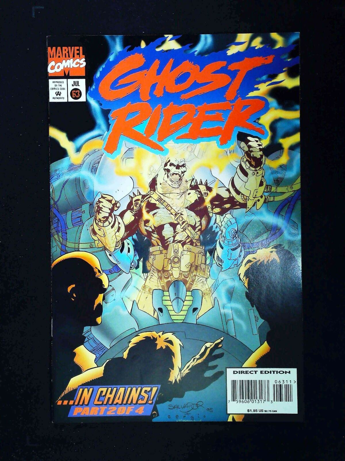 Ghost Rider #63 (2Nd Series) Marvel Comics 1995 Nm-