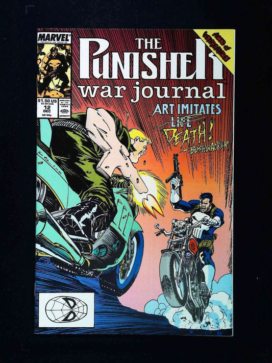 Punisher War Journal #12  Marvel Comics 1989 Vf/Nm