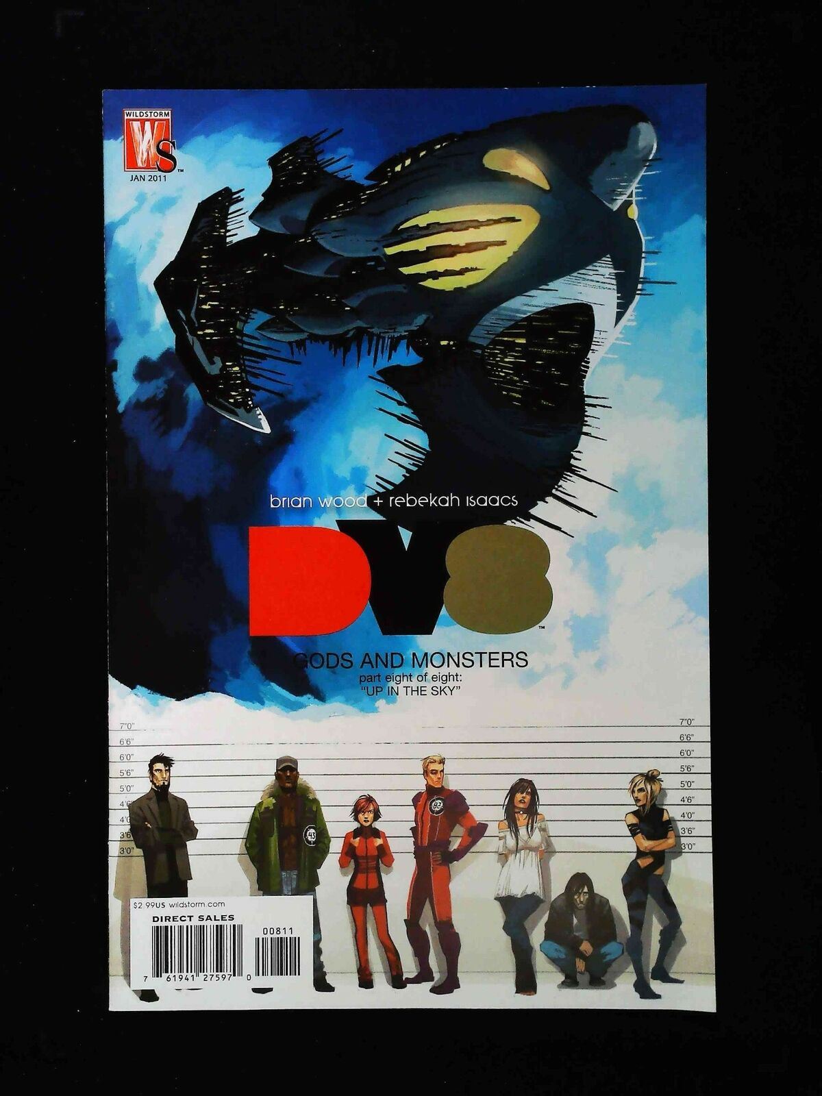 Dv8 Gods And Monsters #8  Dc/Wildstorm Comics 2011 Nm