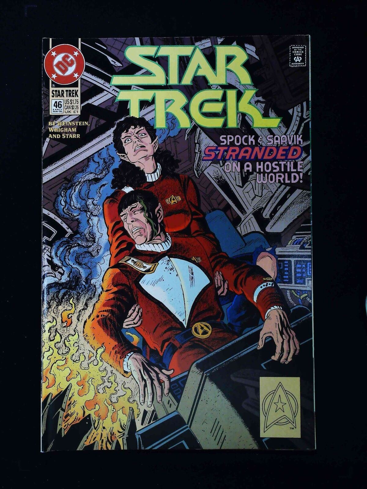 Star Trek #46 (2Nd Series) Dc Comics 1993 Vf+ Newsstand