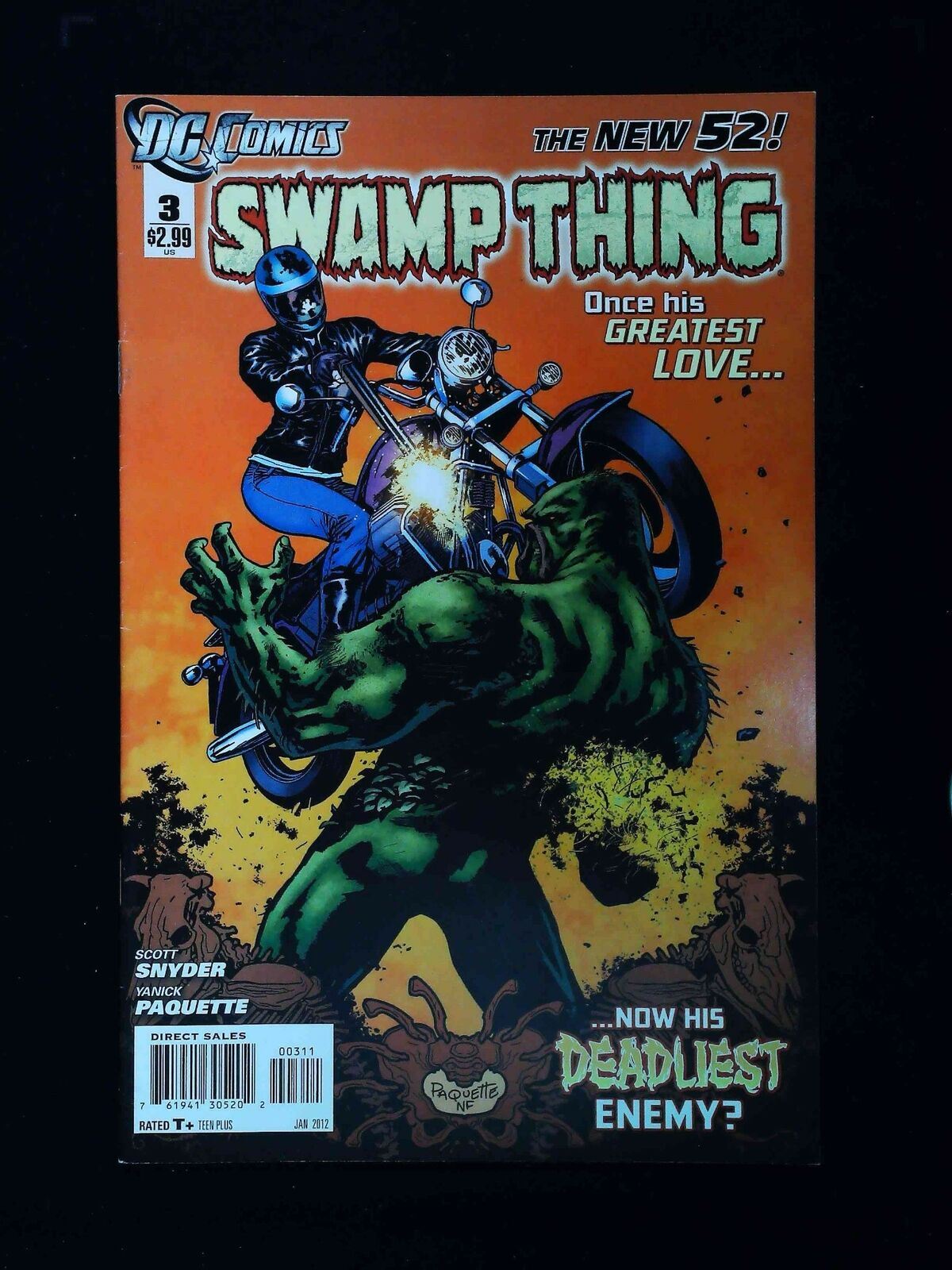 Swamp Thing #3 (5Th Series) Dc Comics 2012 Vf+