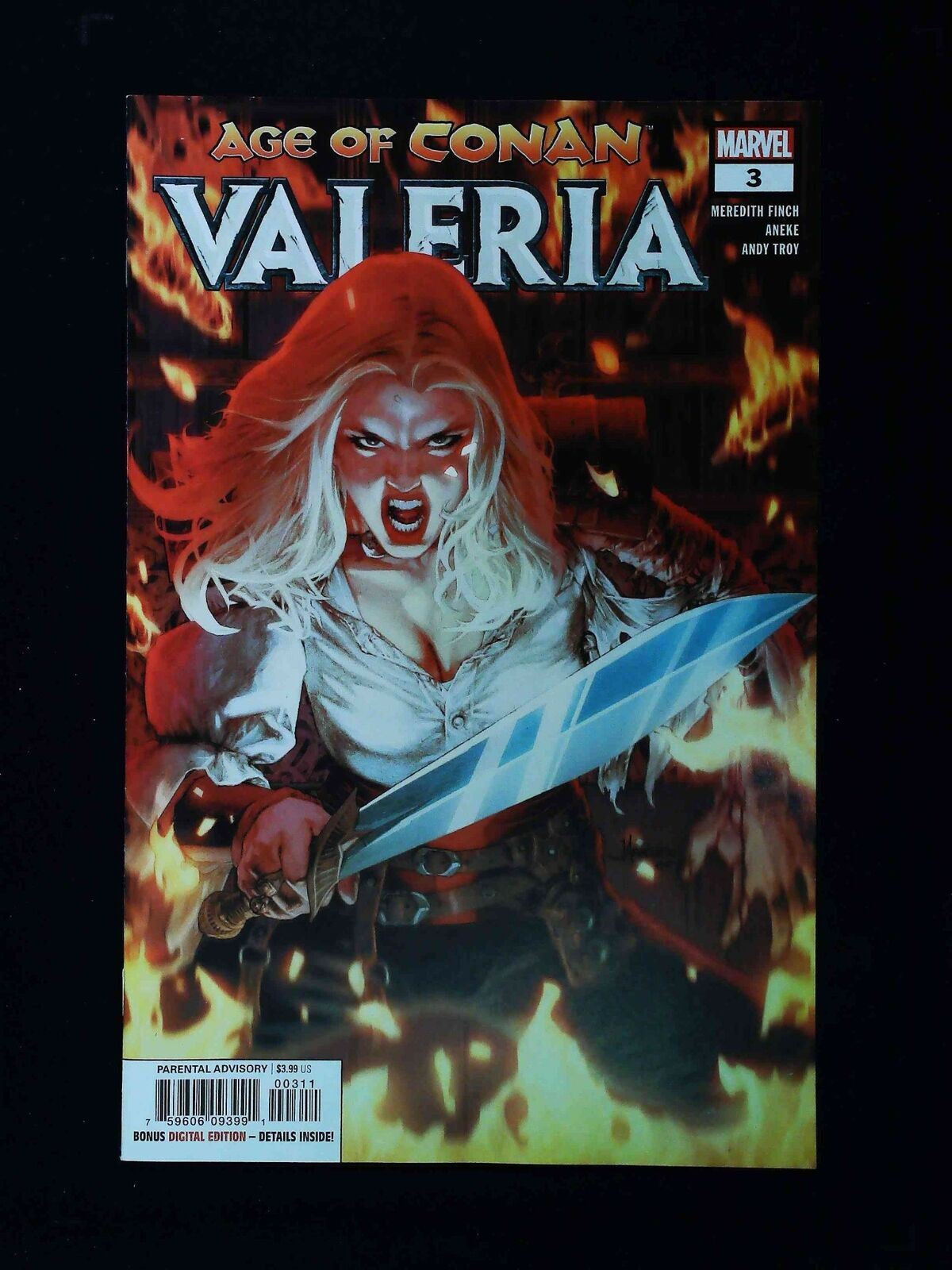 Age Of Conan Valeria #3  Marvel Comics 2019 Nm-