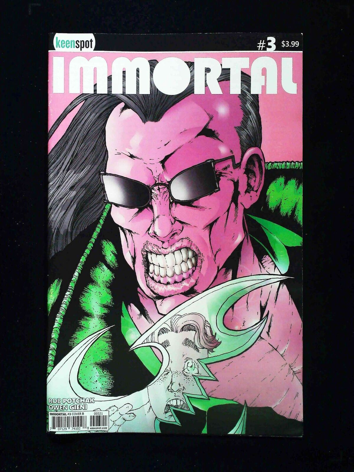 Immortal #3B  Keenspot Comics 2017 Nm-  Gieni Variant