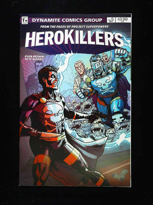 Project Superpowers Hero Killers #5  Dynamite Comics 2017 Vf/Nm  Browne Variant